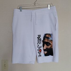 - Tupac  Poetic Justice drawstring Shorts